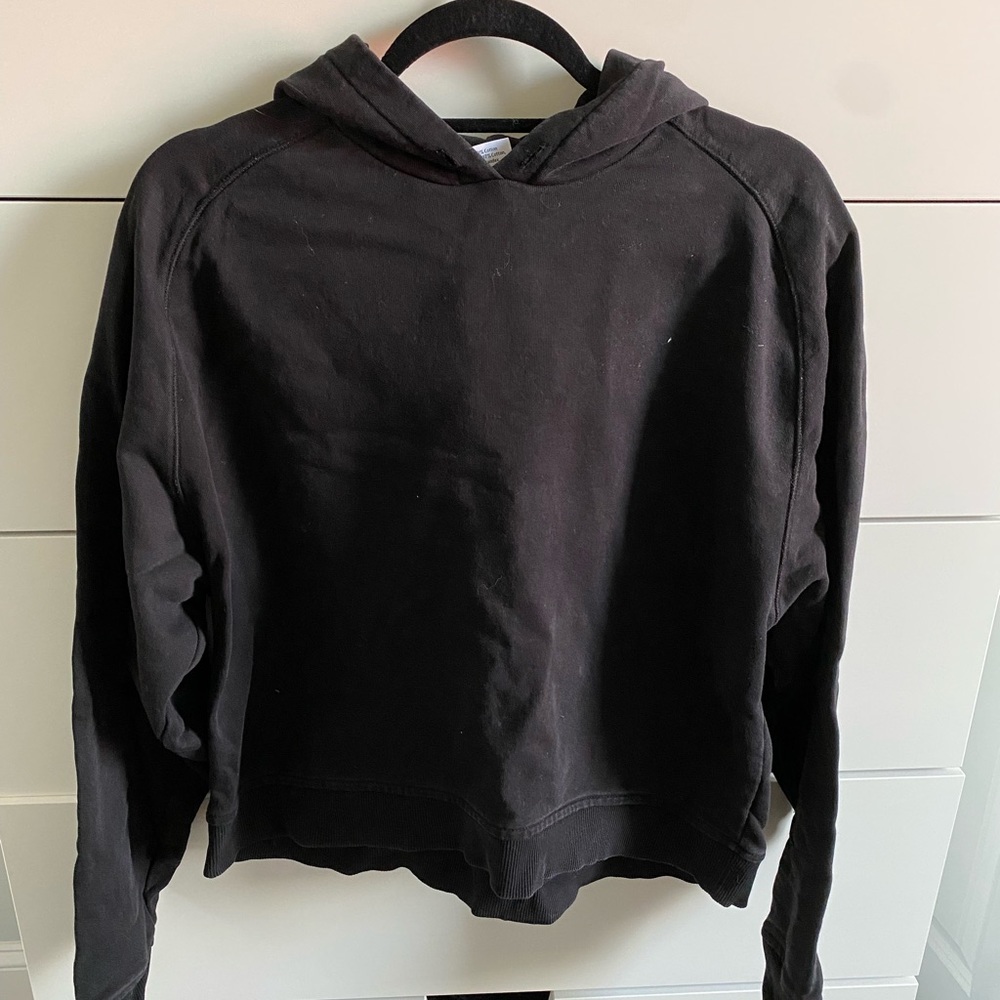 Black Outdoor Voices Cropped Hoodie - Size Small